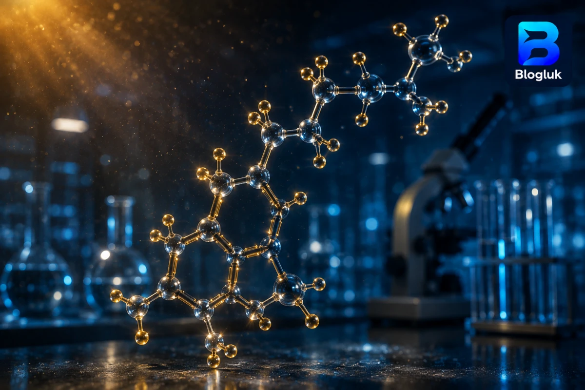 D vitamini molekülünün bilimsel gösterimi